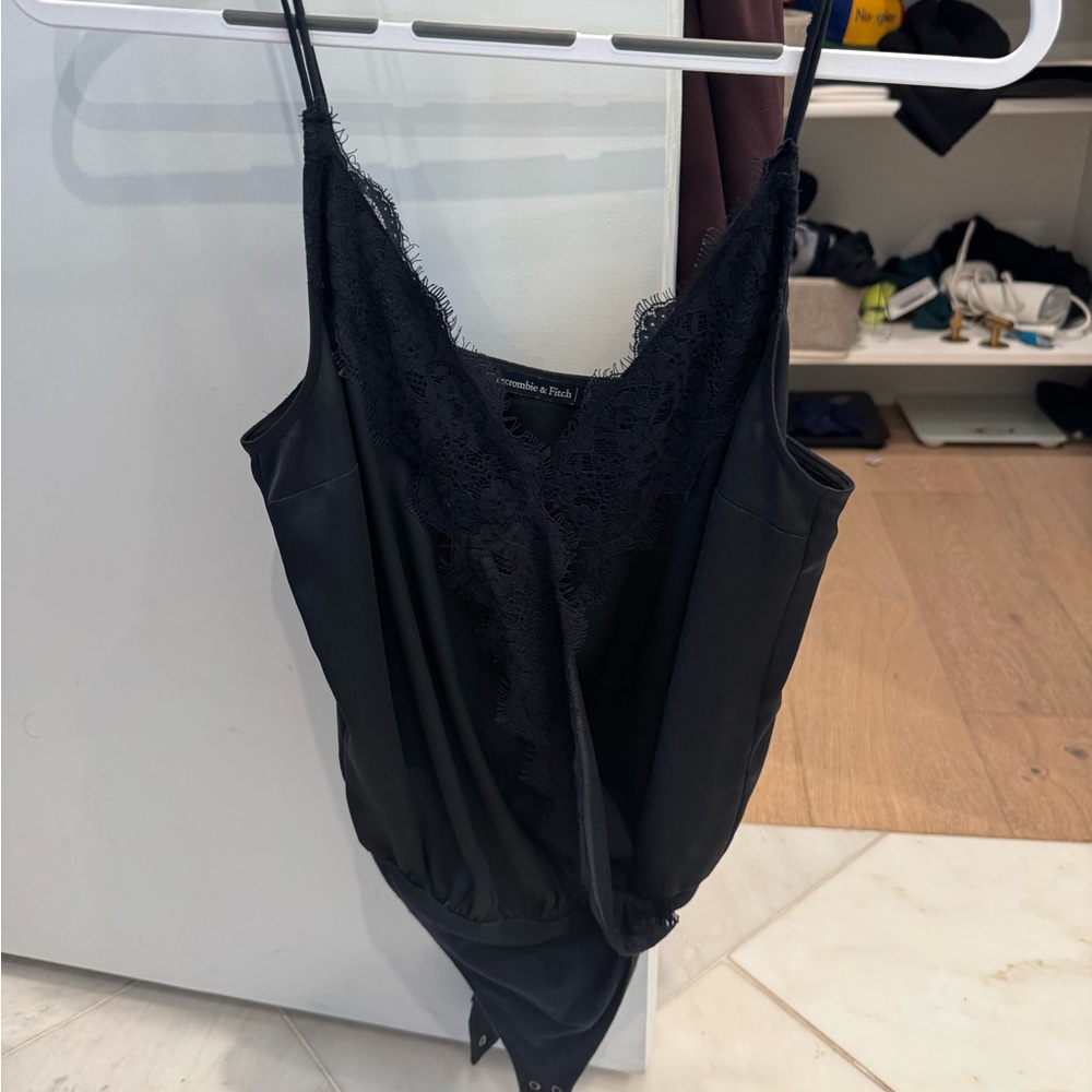 Abercrombie Black Lace Bodysuit
